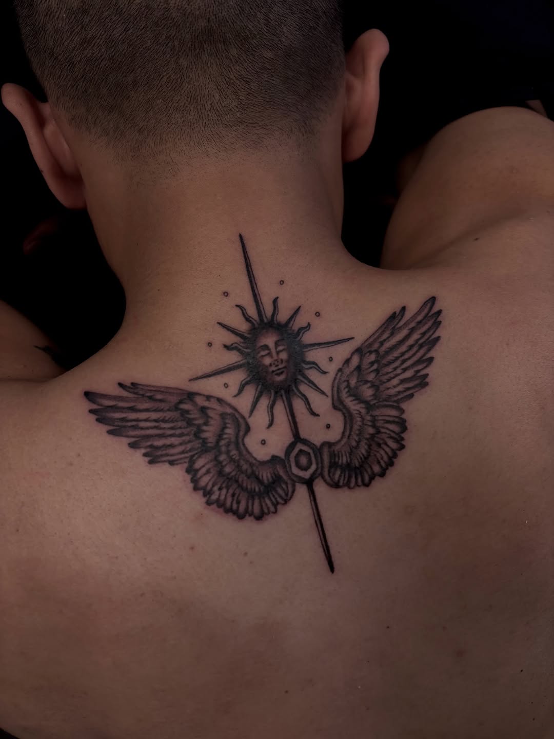 Tattoo by @alyssa_tattooss — black_and_grey, fine_line