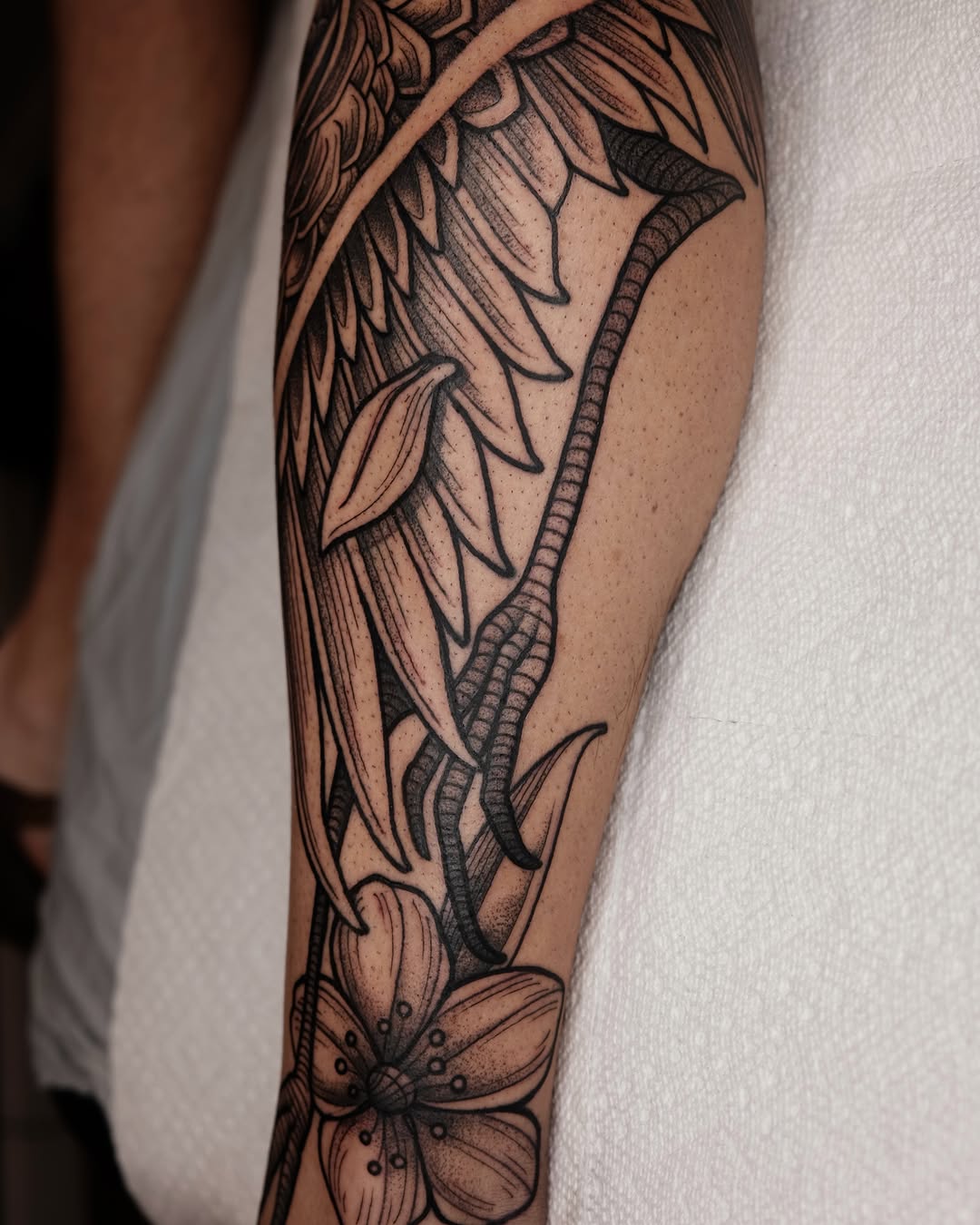 Tattoo by @kylepatricktattoo — black_and_grey