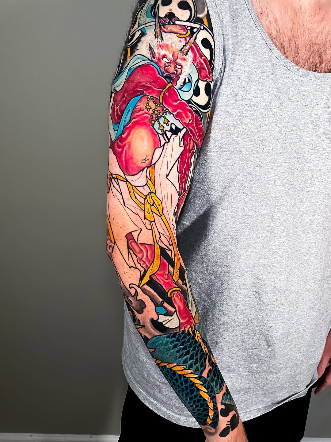 Tattoo by @ericjamestattooer — japanese_irezumi, trash_polka