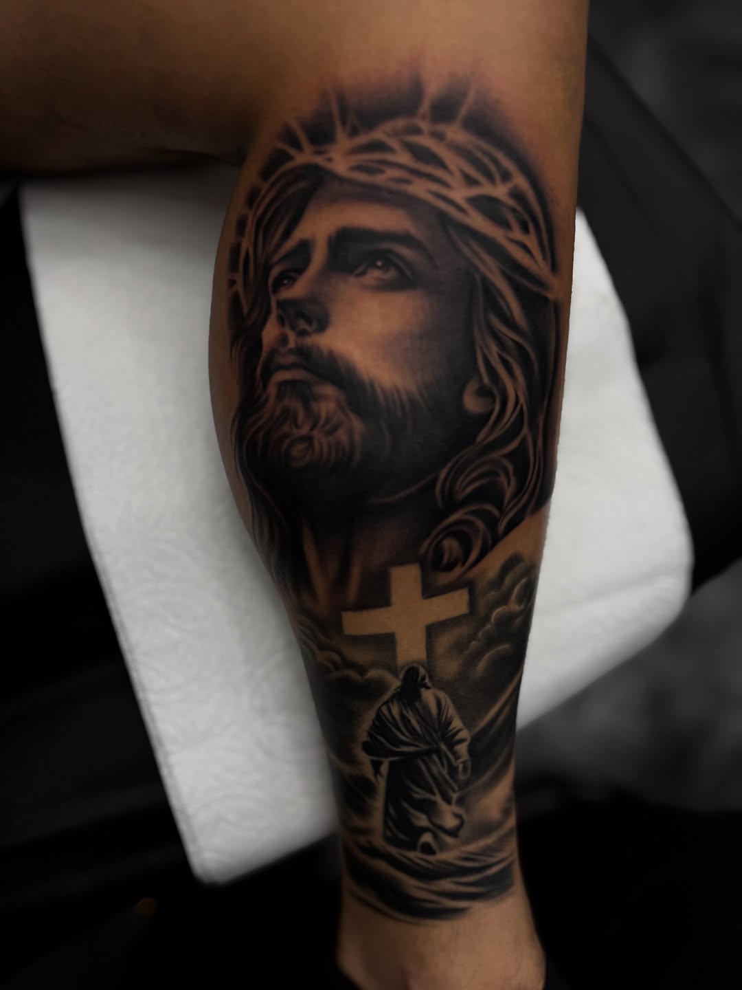 Tattoo by @alex_tatts760 — realism, black_and_grey