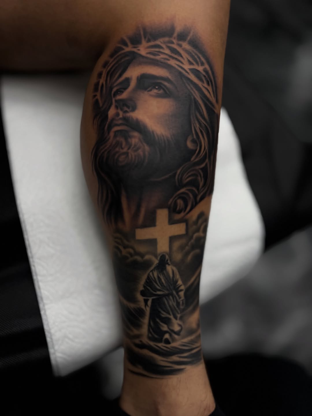 Tattoo by @alex_tatts760 — realism, black_and_grey