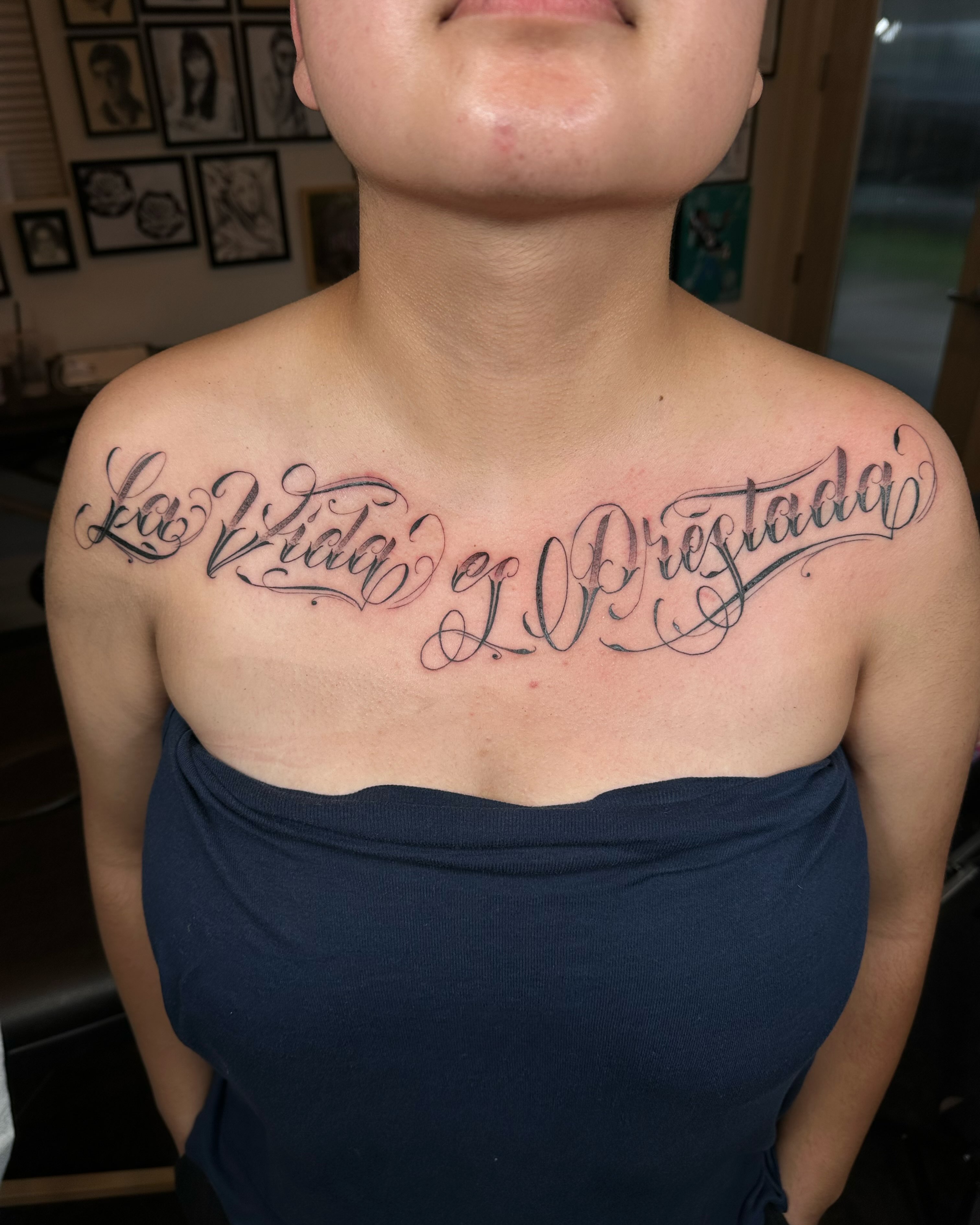 Tattoo by @tattoosbynatewebb โ lettering_script