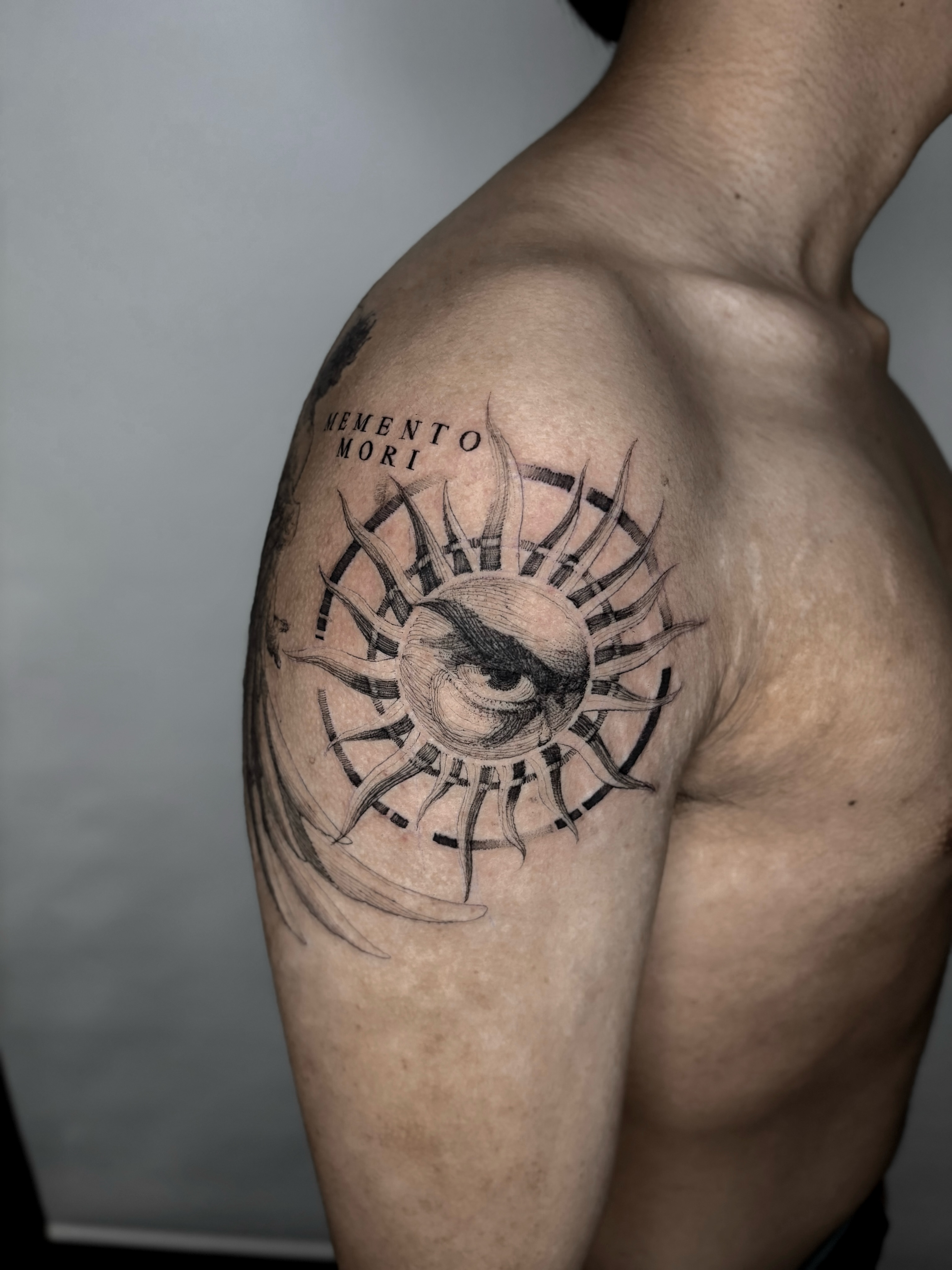 Tattoo by @338tattoo — black_and_grey, realism