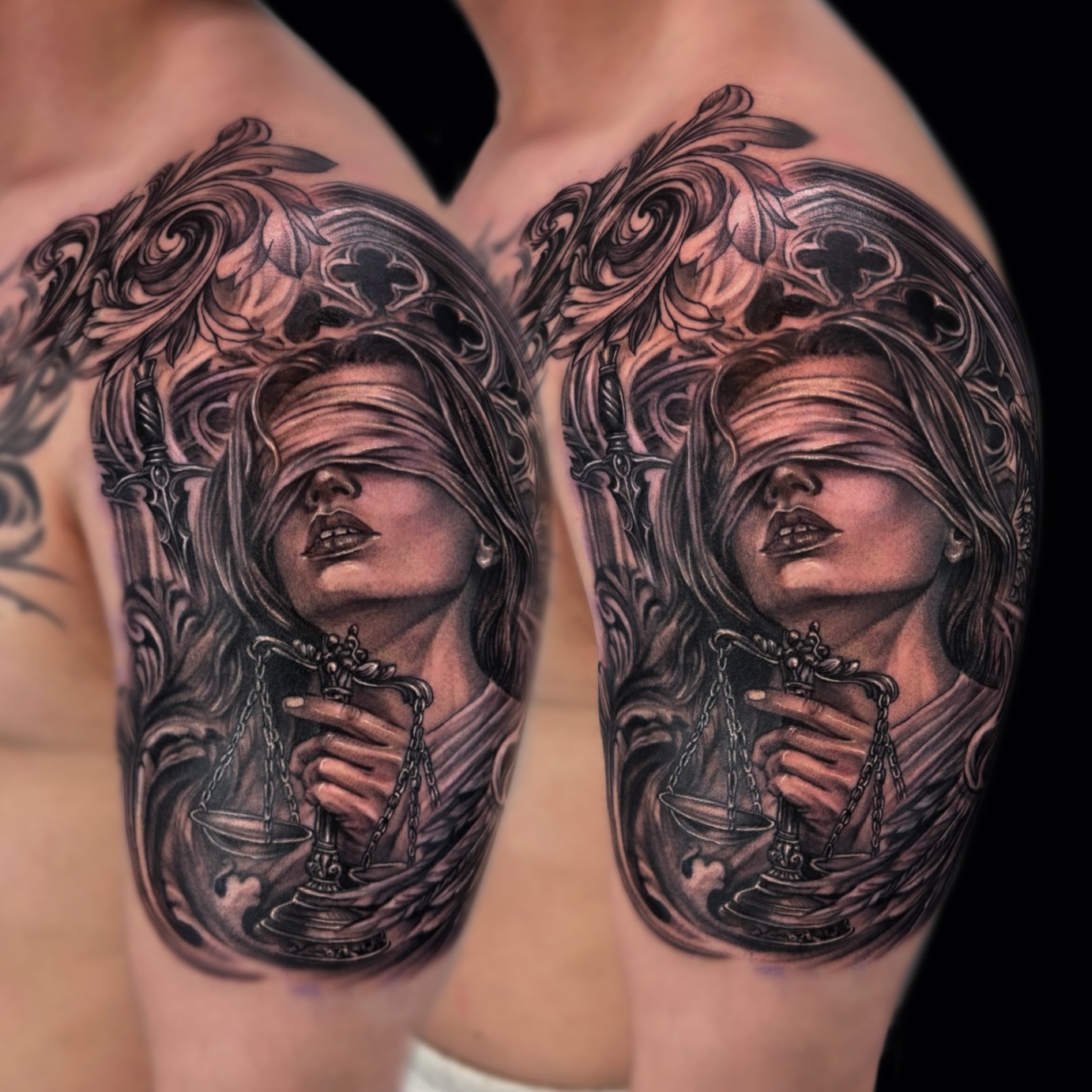 Tattoo by @hari__tattooer — black_and_grey, realism