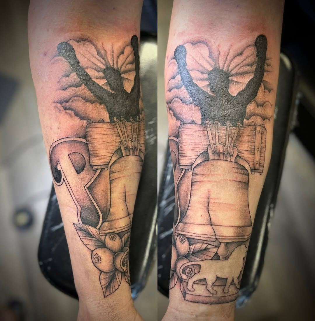 Tattoo on the forearm by Browtique & Ink, Clearwater, Florida