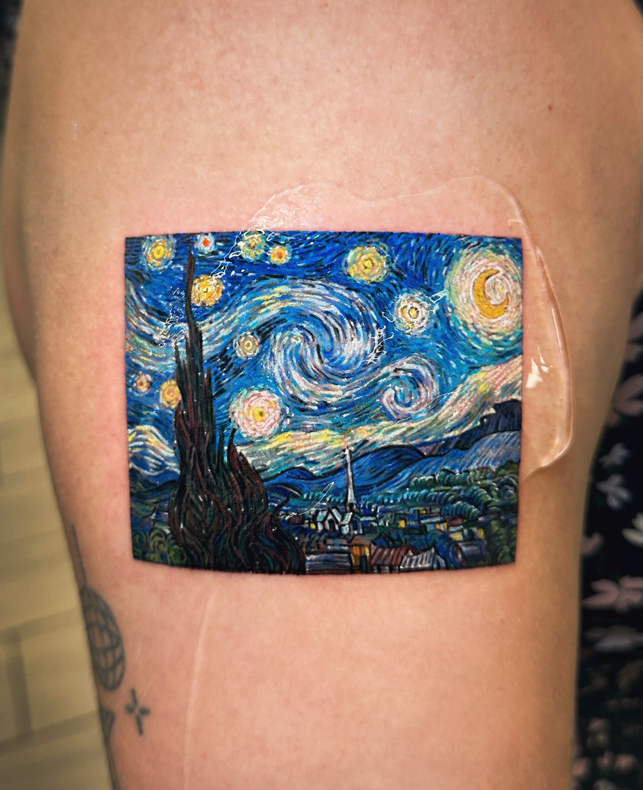 Tattoo by @tattooist_lani — dotwork