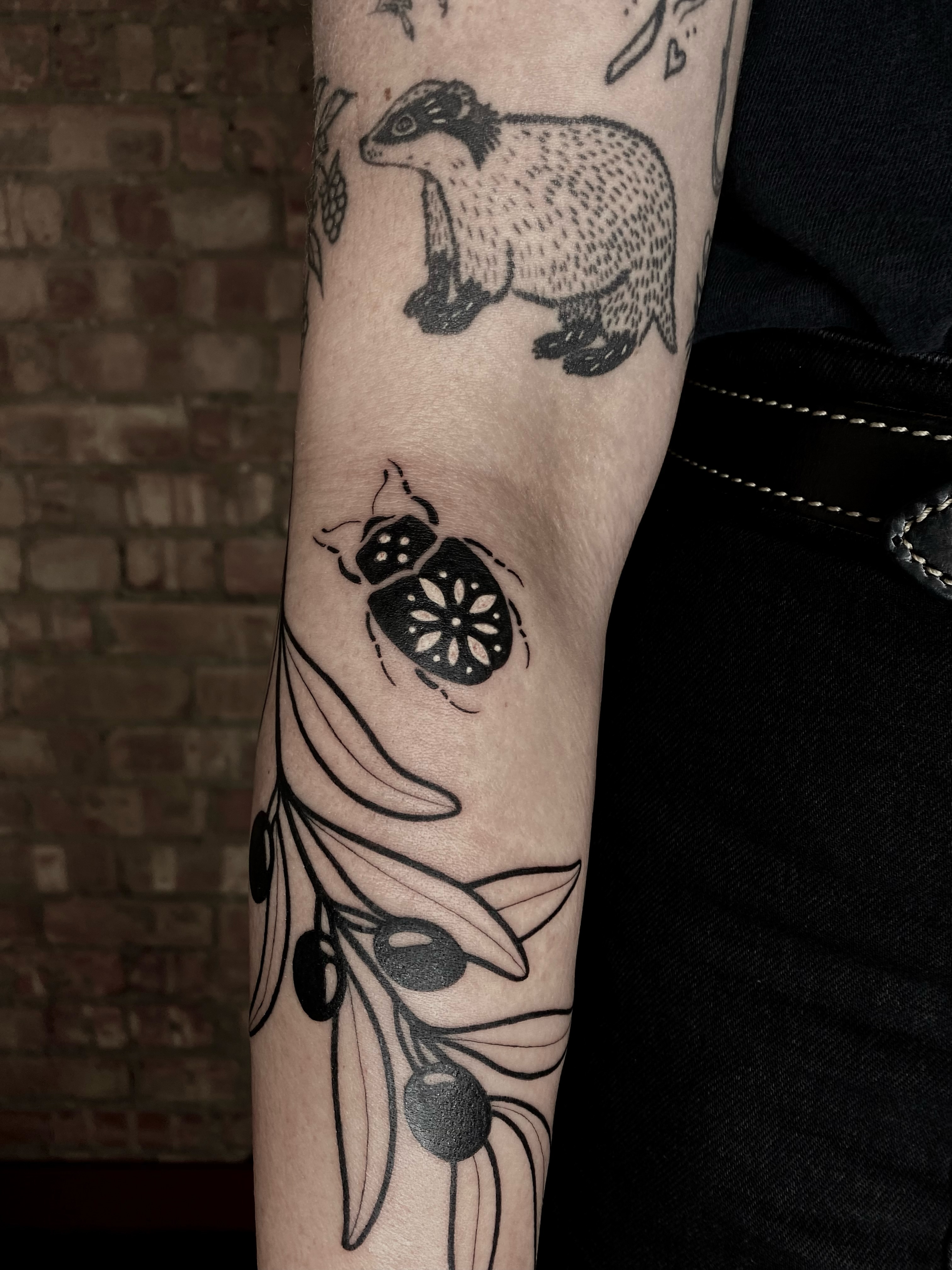 Tattoo by @tatemarthatattoo — black_and_grey