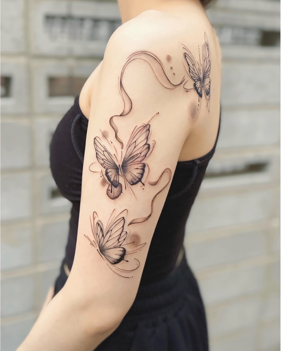 Tattoo by @blanc_tattoos — dotwork, black_and_grey