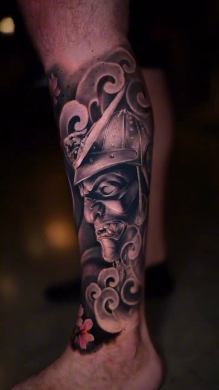 Tattoo by @gregordevera — japanese_irezumi, black_and_grey