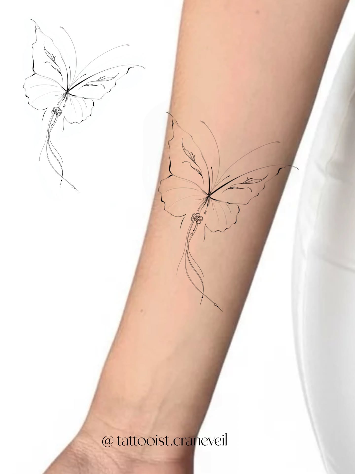 Tattoo by @tattooist.craneveil — fine_line