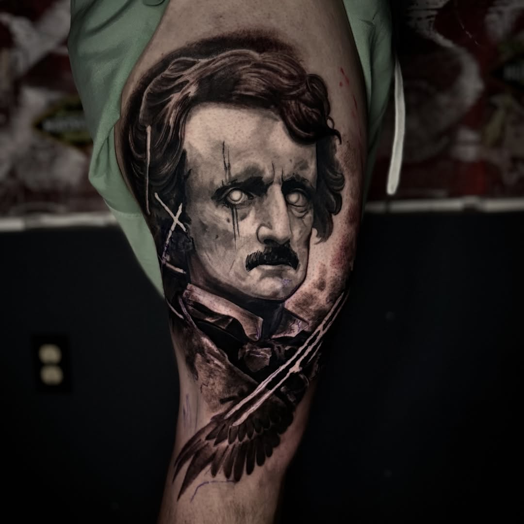 Tattoo by @artoftucker — realism, black_and_grey