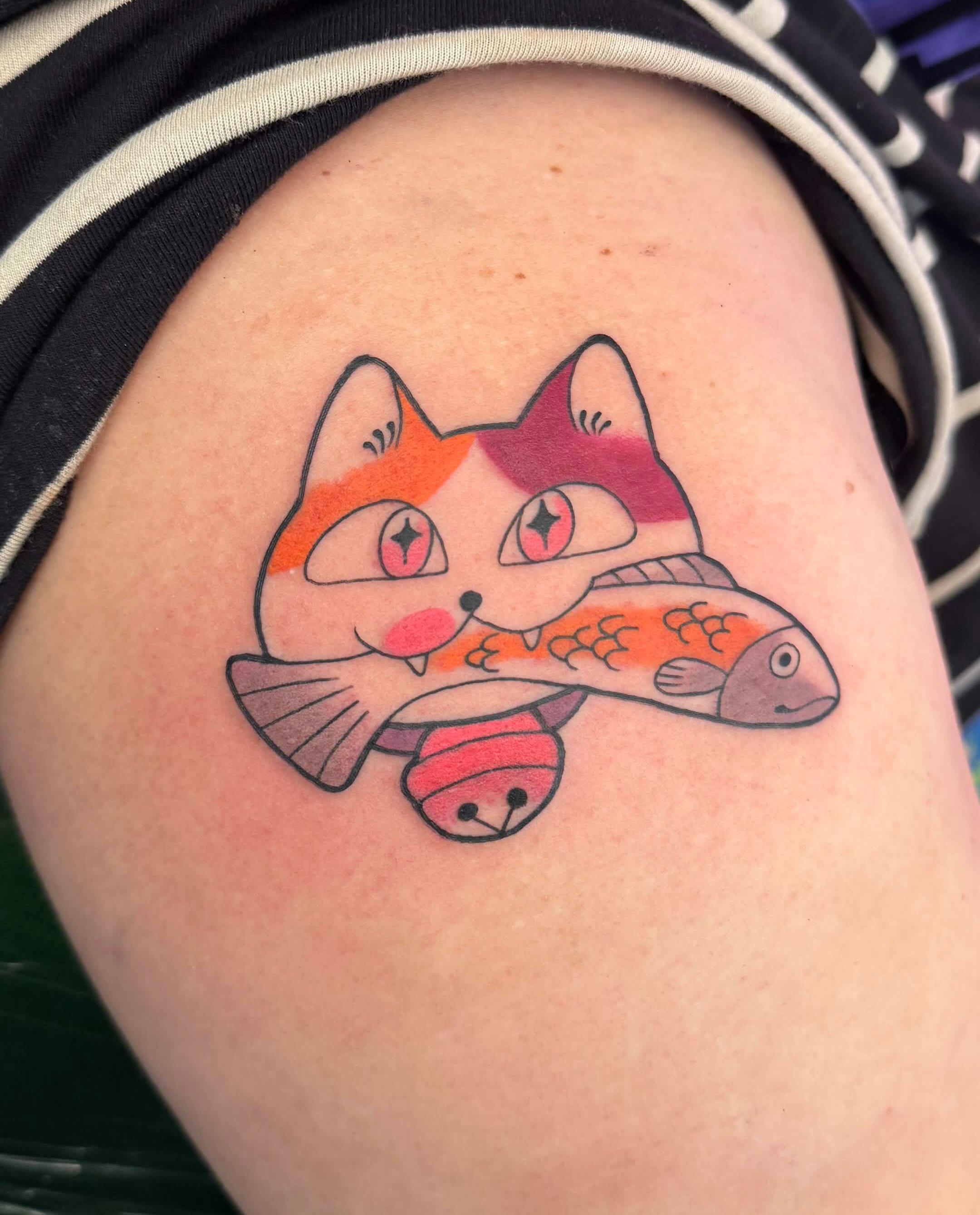 Tattoo by @carrion.beetle — new_school, illustrative