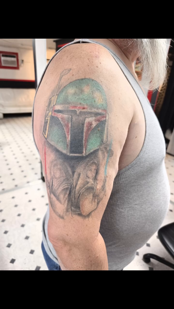 Tattoo by @jessejamestatoo — realism, black_and_grey