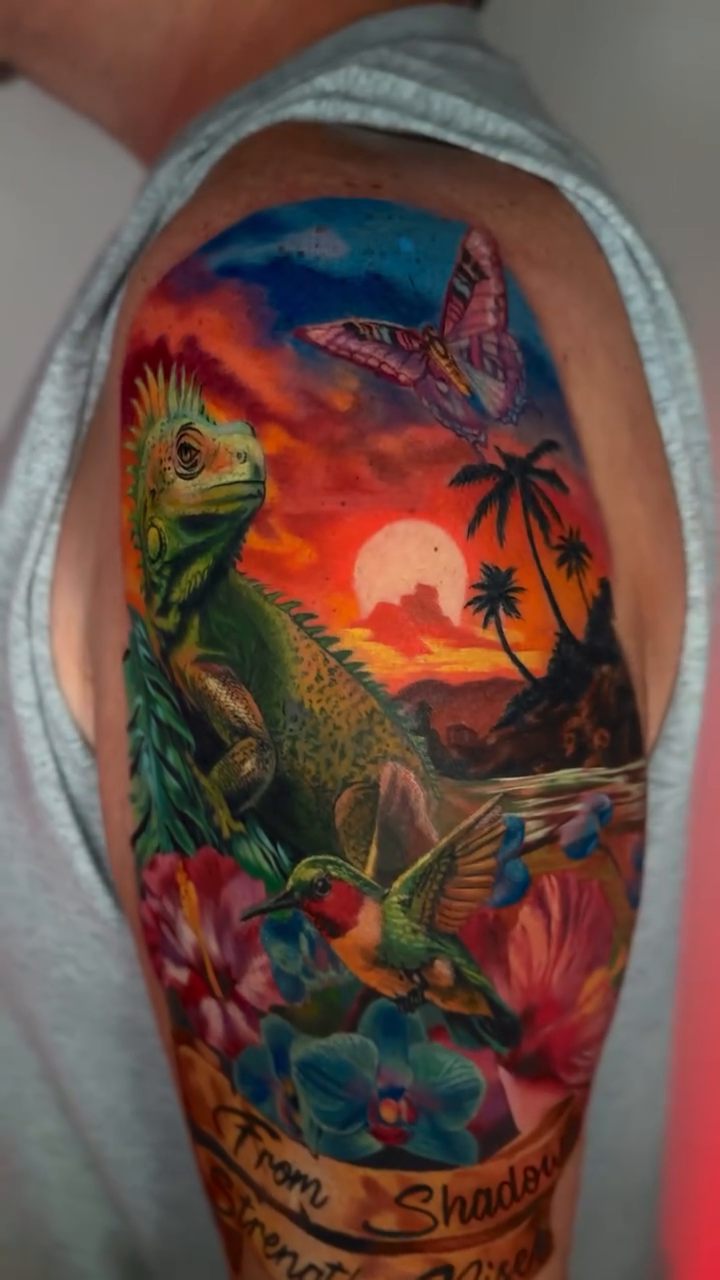 Tattoo by @varotattoos — realism, japanese_irezumi