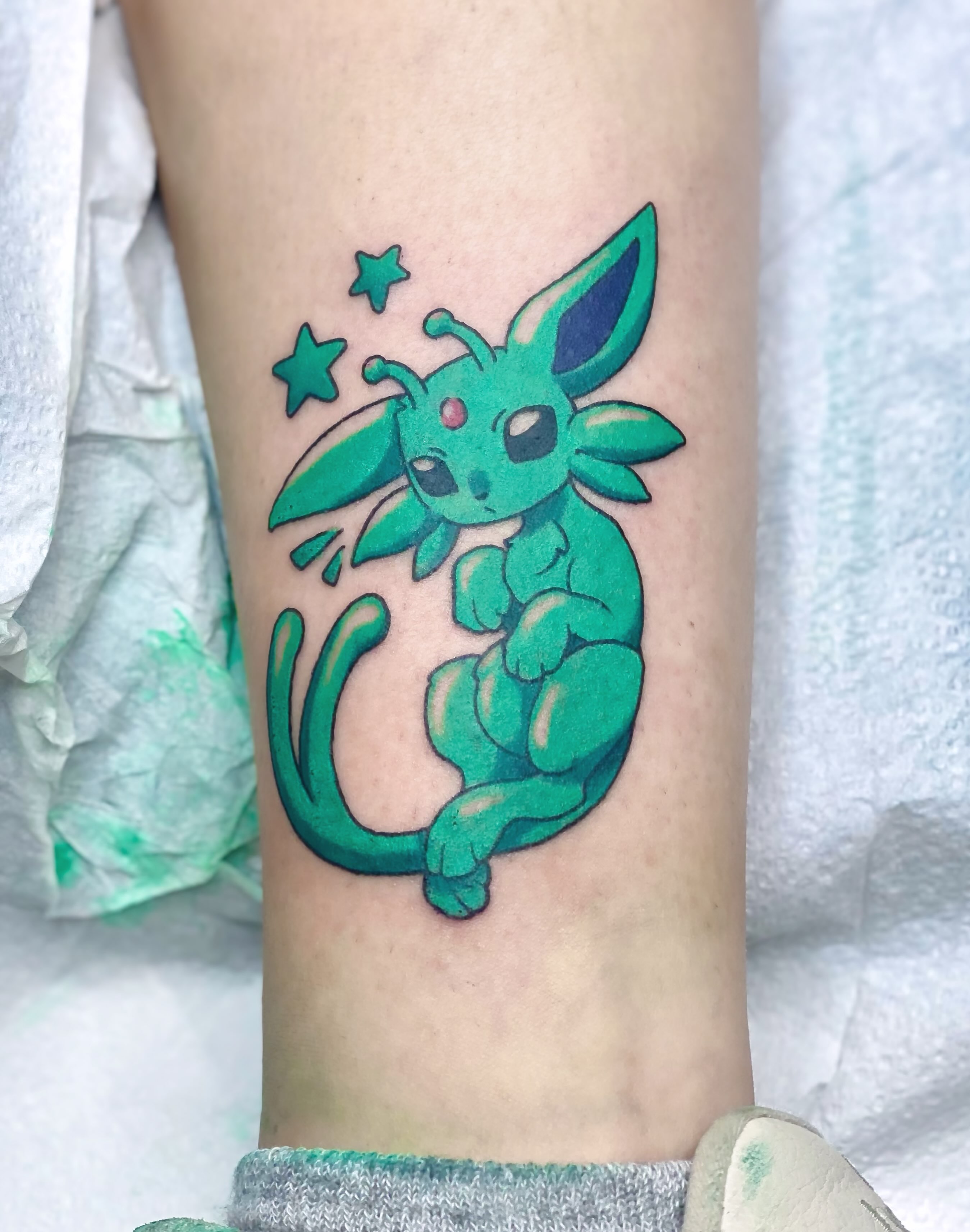 Tattoo by @gillygoatpokes — new_school