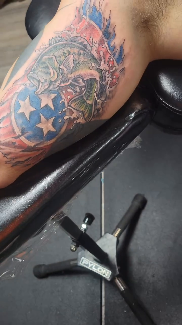 Tattoo by @d_stewart_76 — realism, american_traditional