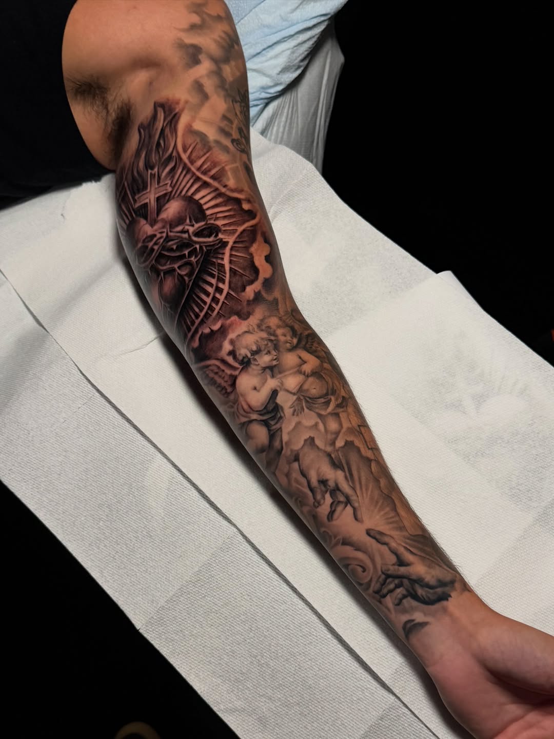 Tattoo by @lexx_tattoos — realism, black_and_grey