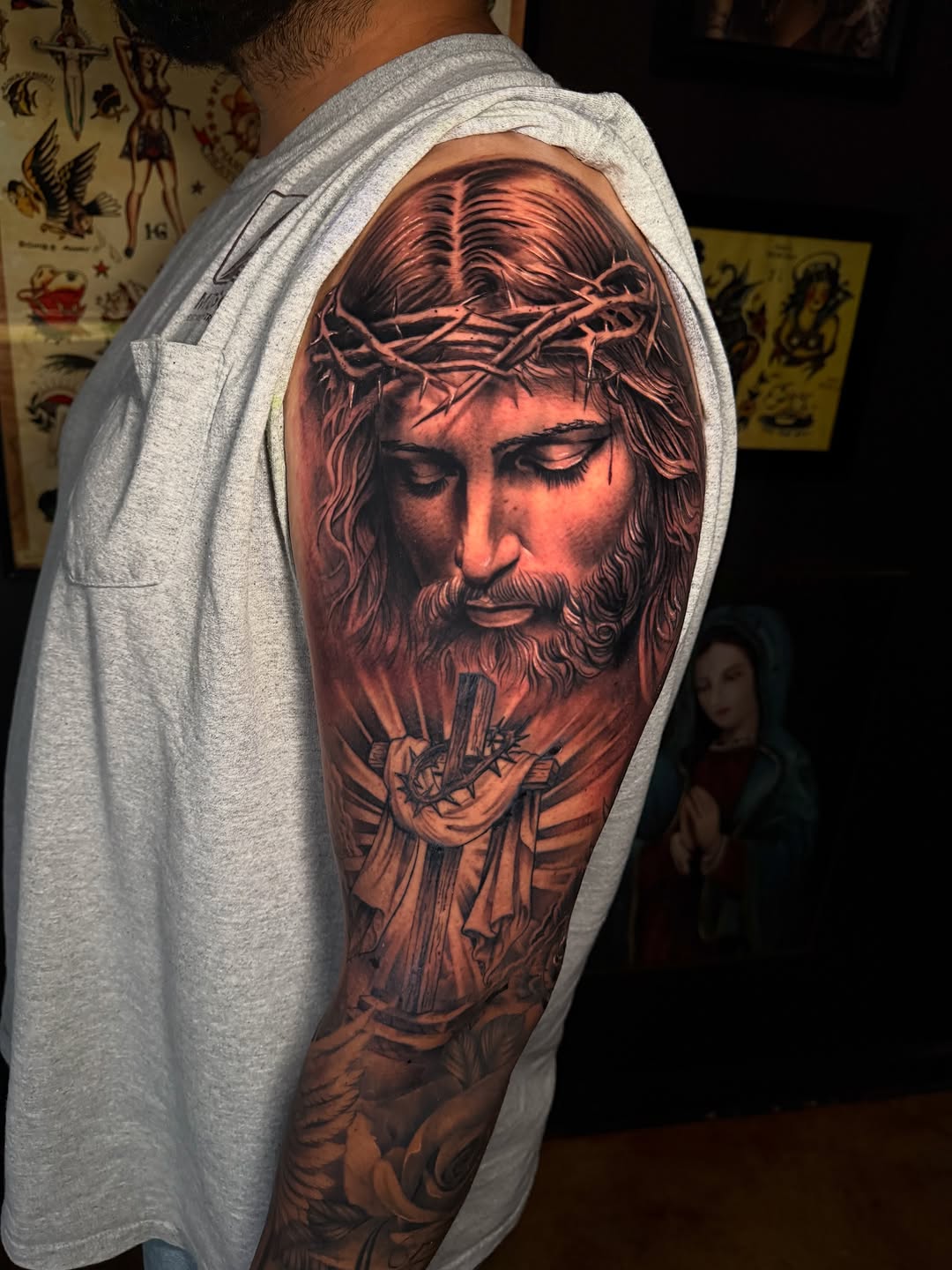 Tattoo by @tattedbyhood — realism, black_and_grey