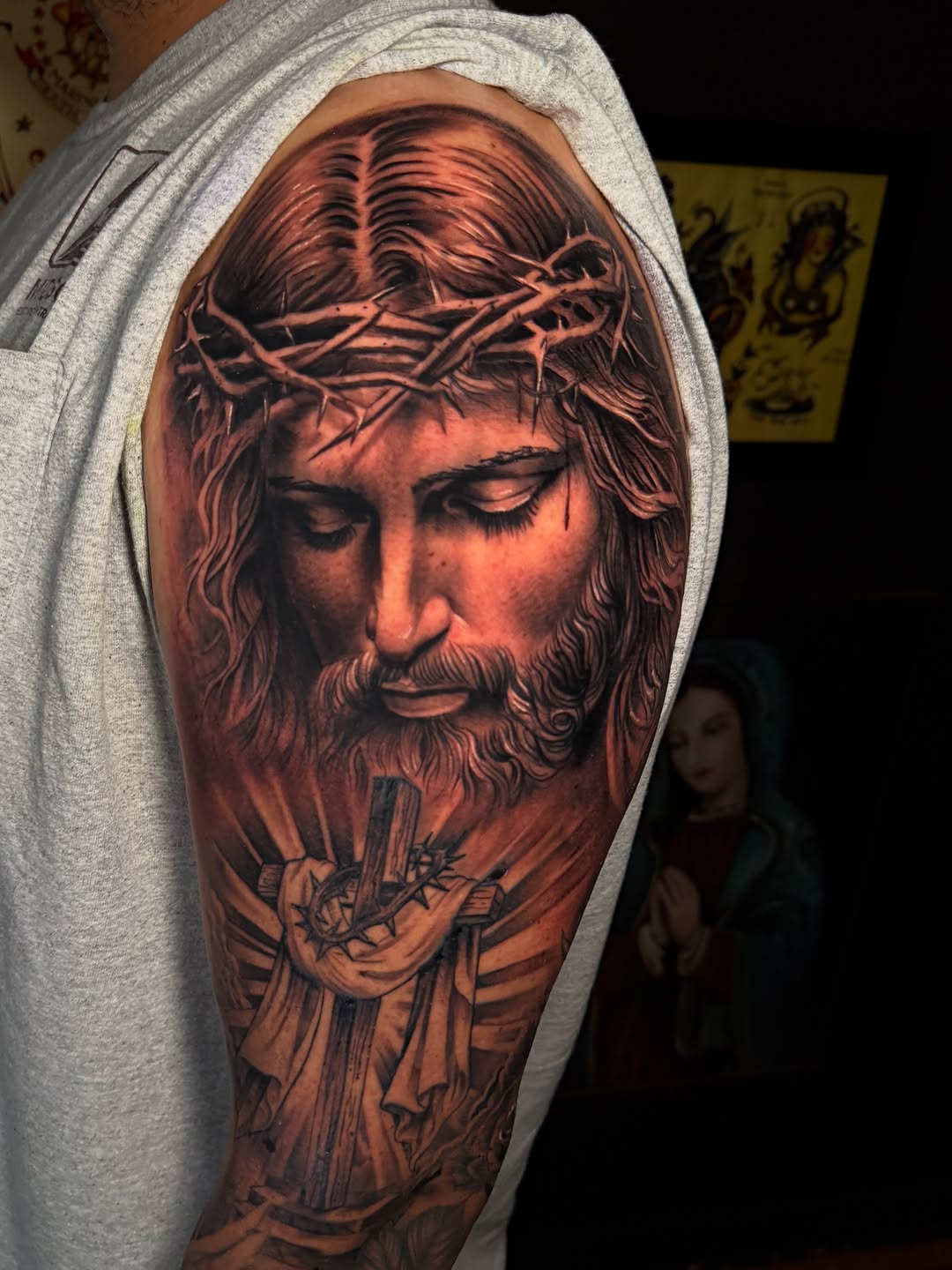 Tattoo by @tattedbyhood — realism, black_and_grey