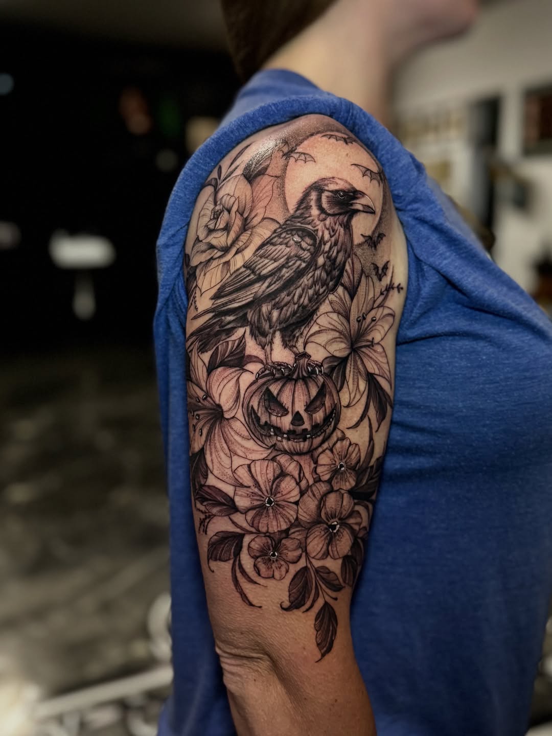 Tattoo by @paolainkart — black_and_grey, realism