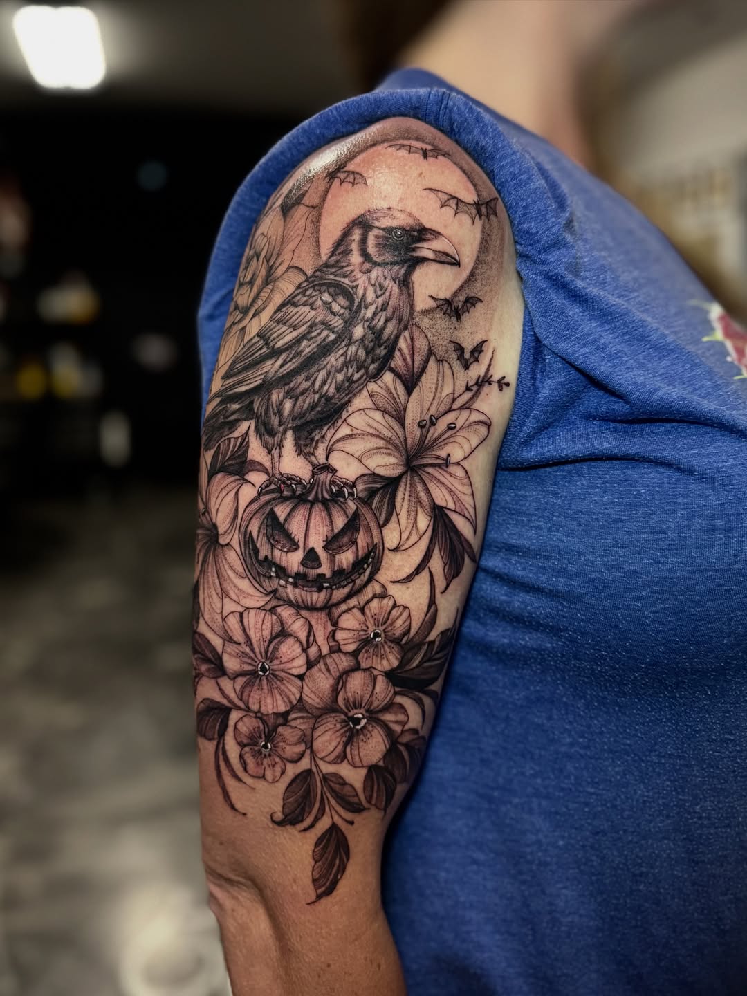 Tattoo by @paolainkart — black_and_grey, realism