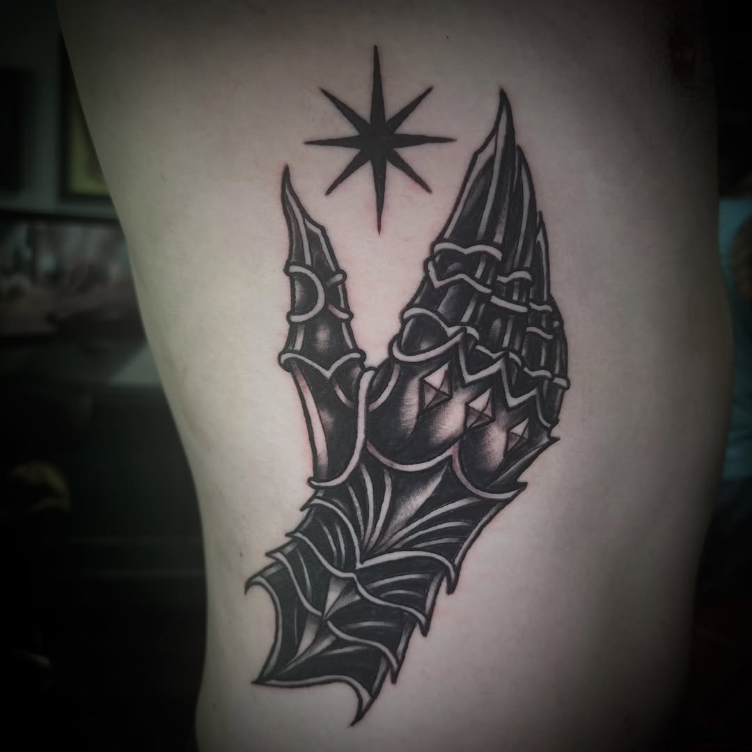 Tattoo by @coryhaberman — blackwork, dark_realism