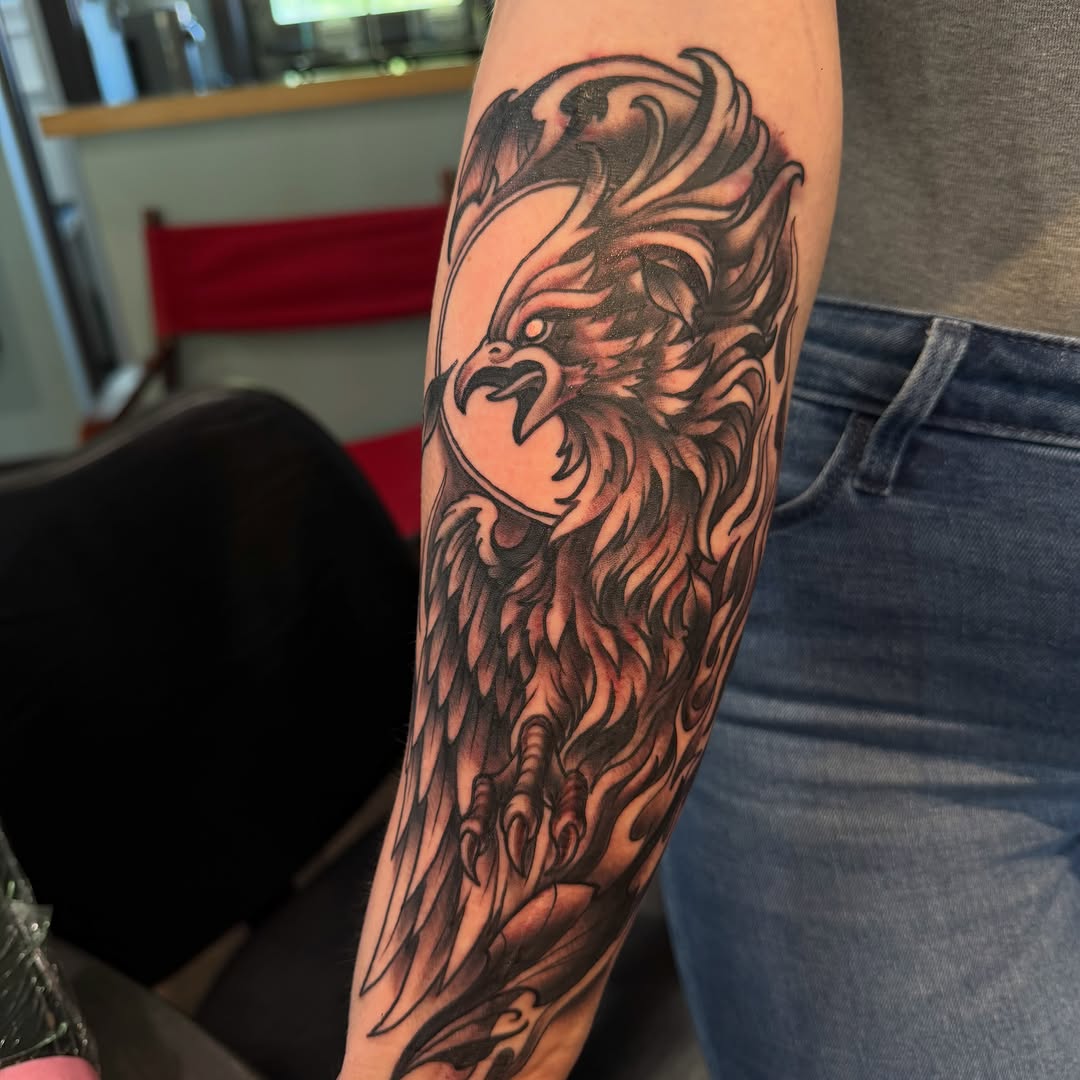 Tattoo by @coryhaberman — black_and_grey, realism