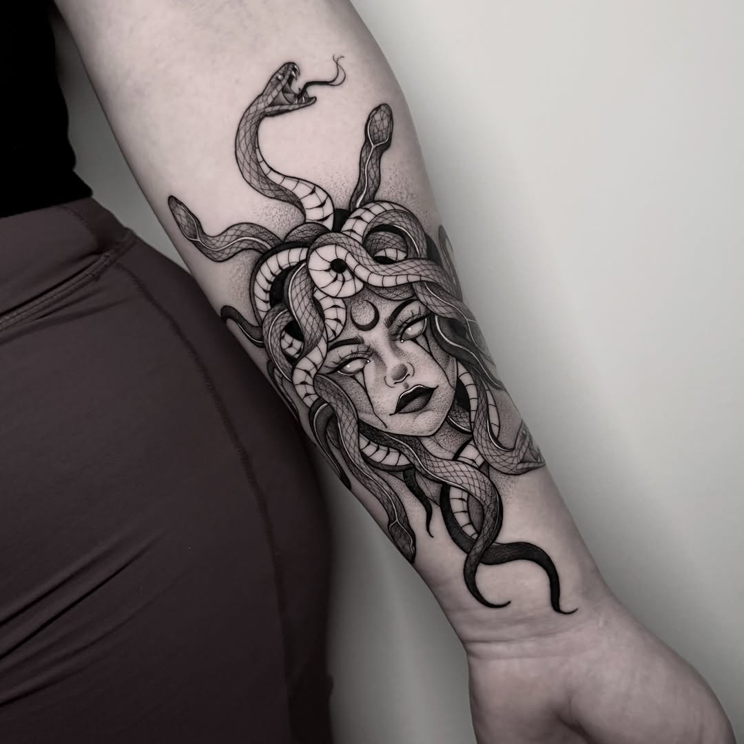 Tattoo by @vonntattoos — black_and_grey, realism