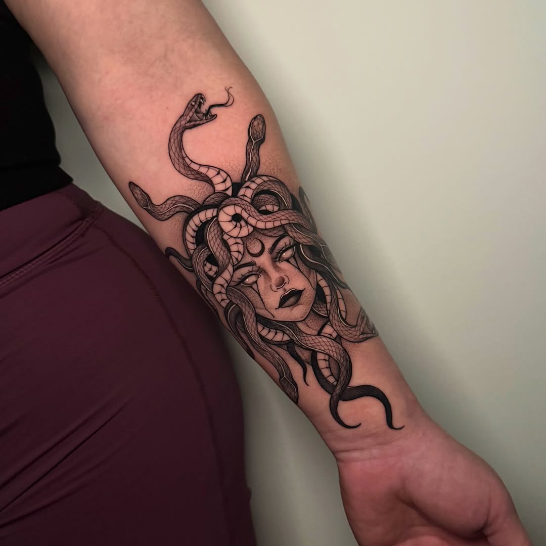 Tattoo by @vonntattoos — black_and_grey, dark_realism