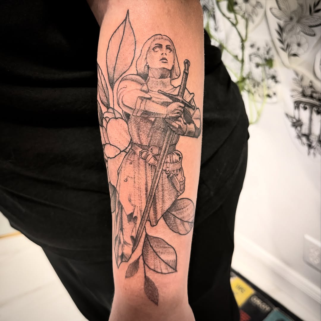 Tattoo by @darkartist82 — realism, black_and_grey