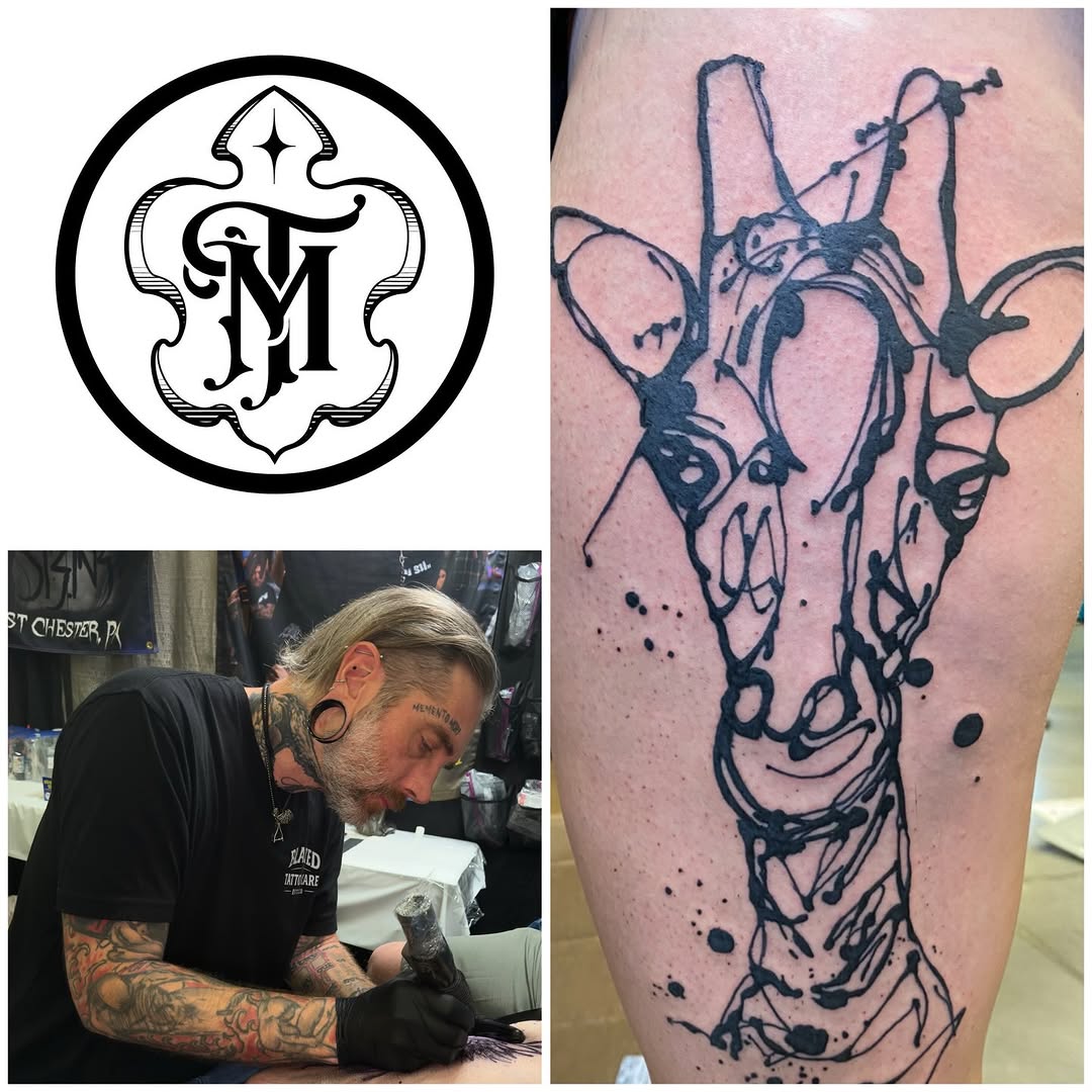 Tattoo by @keithcromieart โ sketch, blackwork