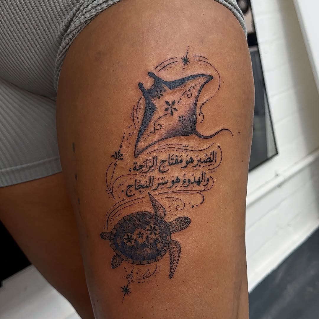 Tattoo by @tattsbykimbo — fine_line, lettering_script