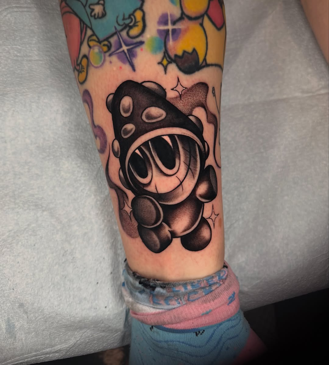 Tattoo by @samdoestattoos โ new_school, black_and_grey