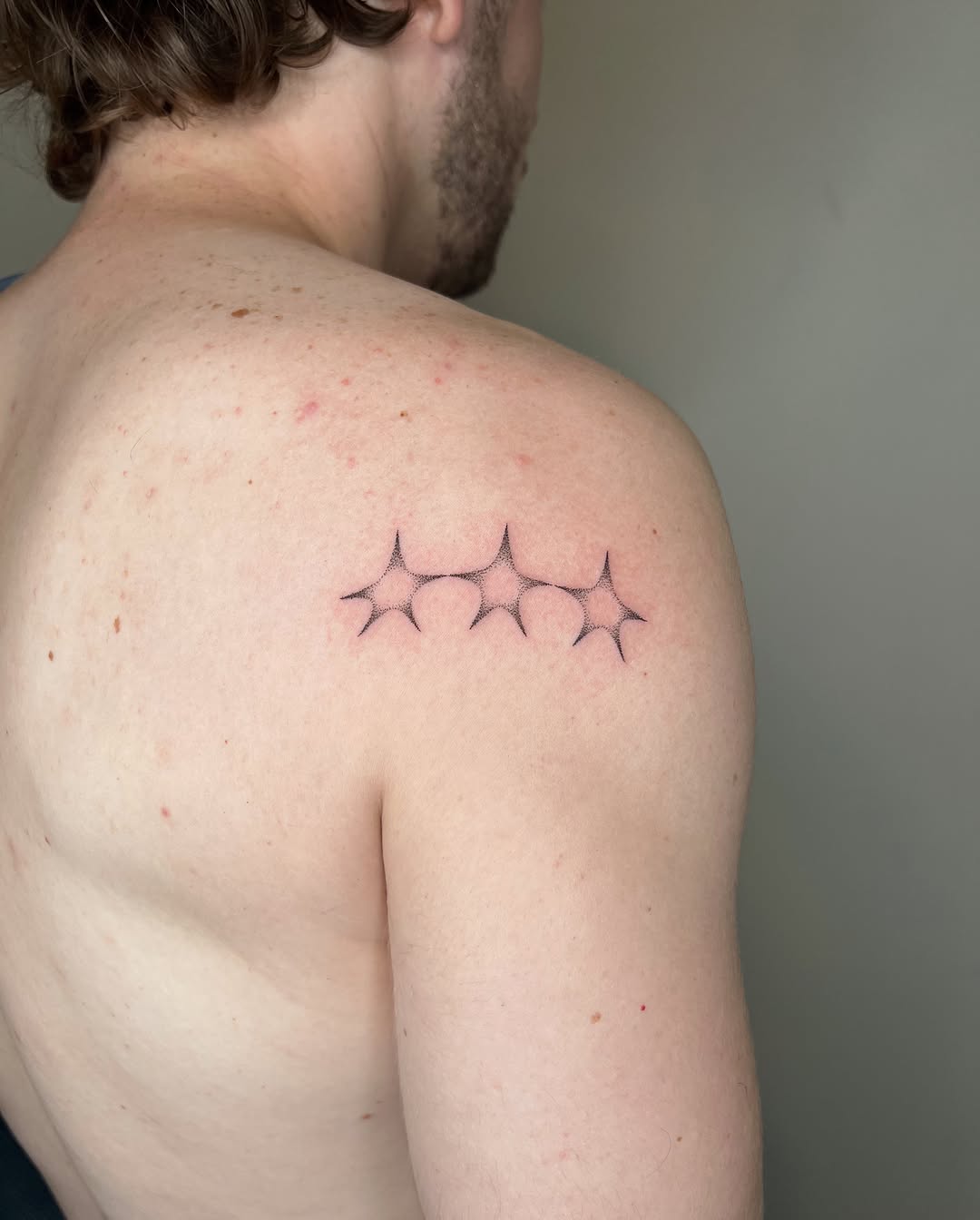 Tattoo by @thankyouforpoking — dotwork, minimalist