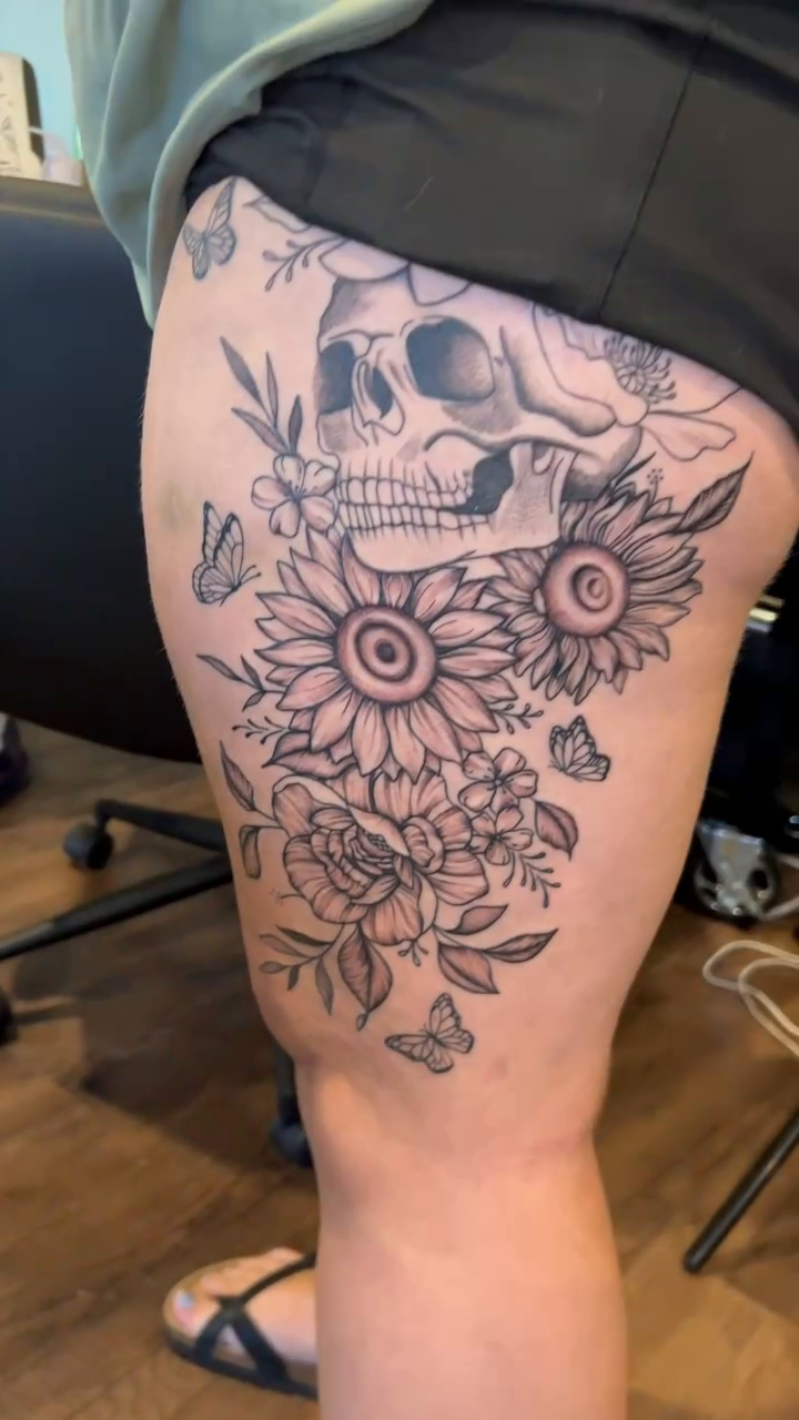 Tattoo by @shades_of_maggie — fine_line, black_and_grey