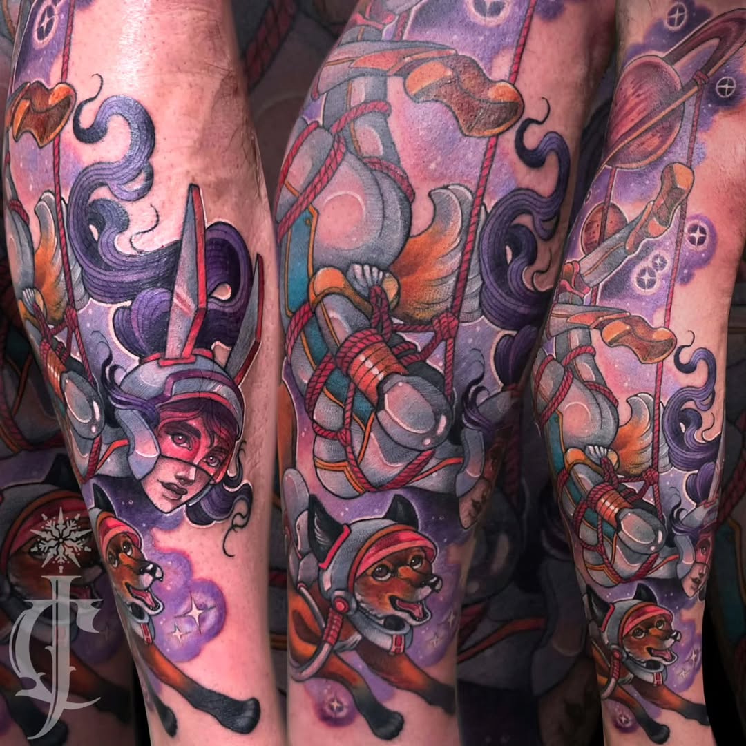 Tattoo by @jessicacanvas_tattoo — new_school, illustrative