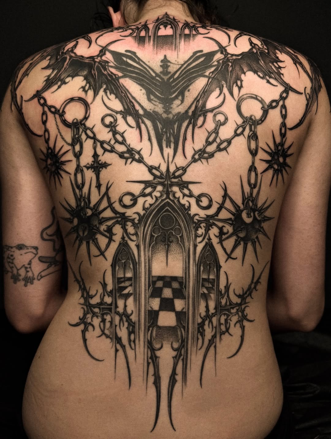 Tattoo by @digitalsunsett — blackwork, dark_realism