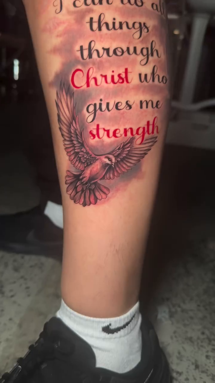 Tattoo by @elizabethseclectictattoos — lettering_script, black_and_grey
