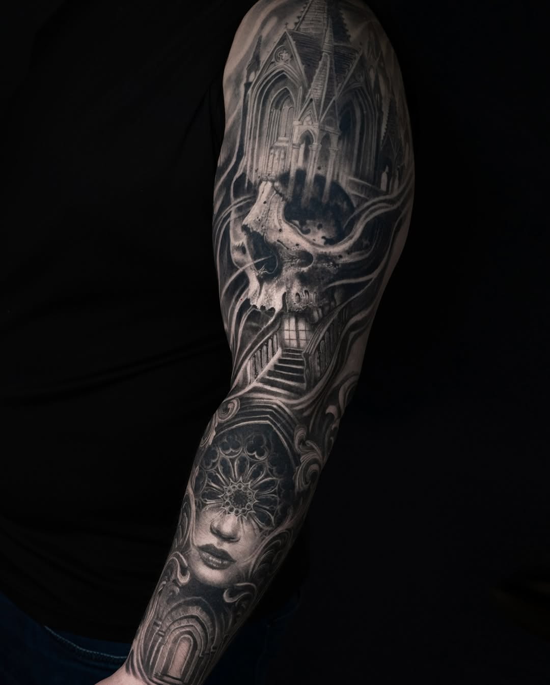 Tattoo by @mumia916 — black_and_grey, realism