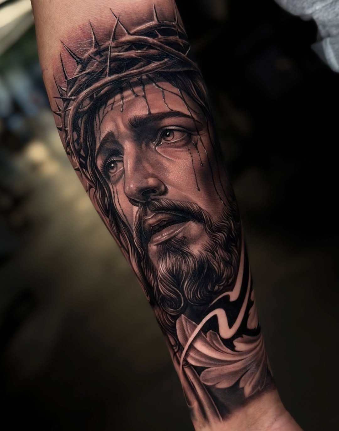 Tattoo by @rendertattoo β realism, black_and_grey