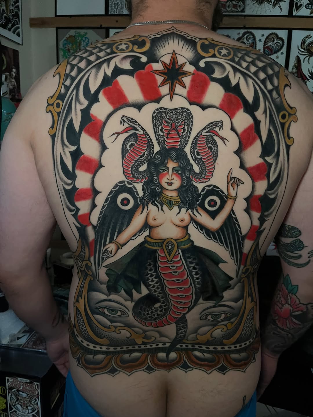Tattoo by @johnjohn_tattoos — american_traditional, black_and_grey