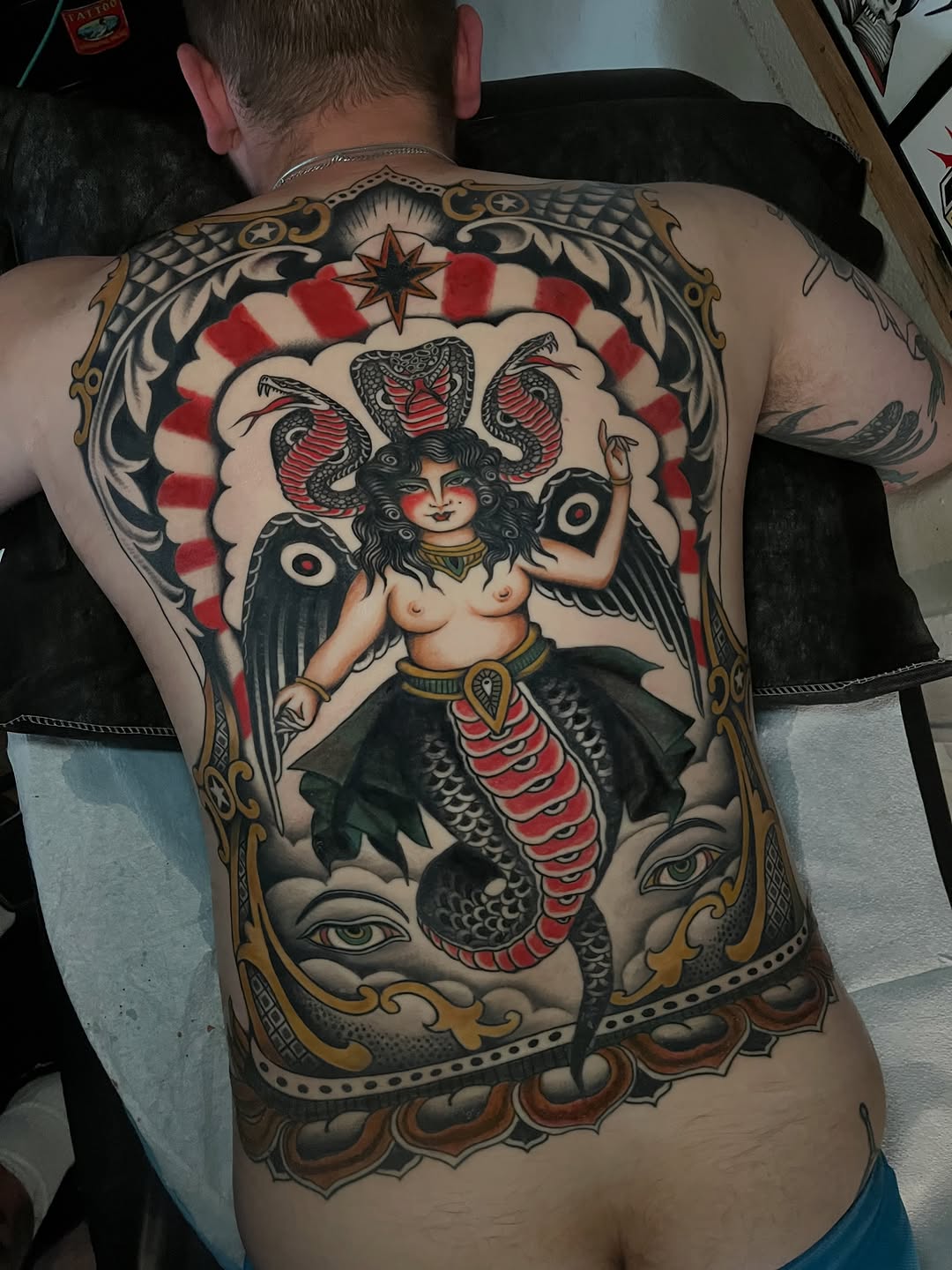 Tattoo by @johnjohn_tattoos — american_traditional, neo_traditional