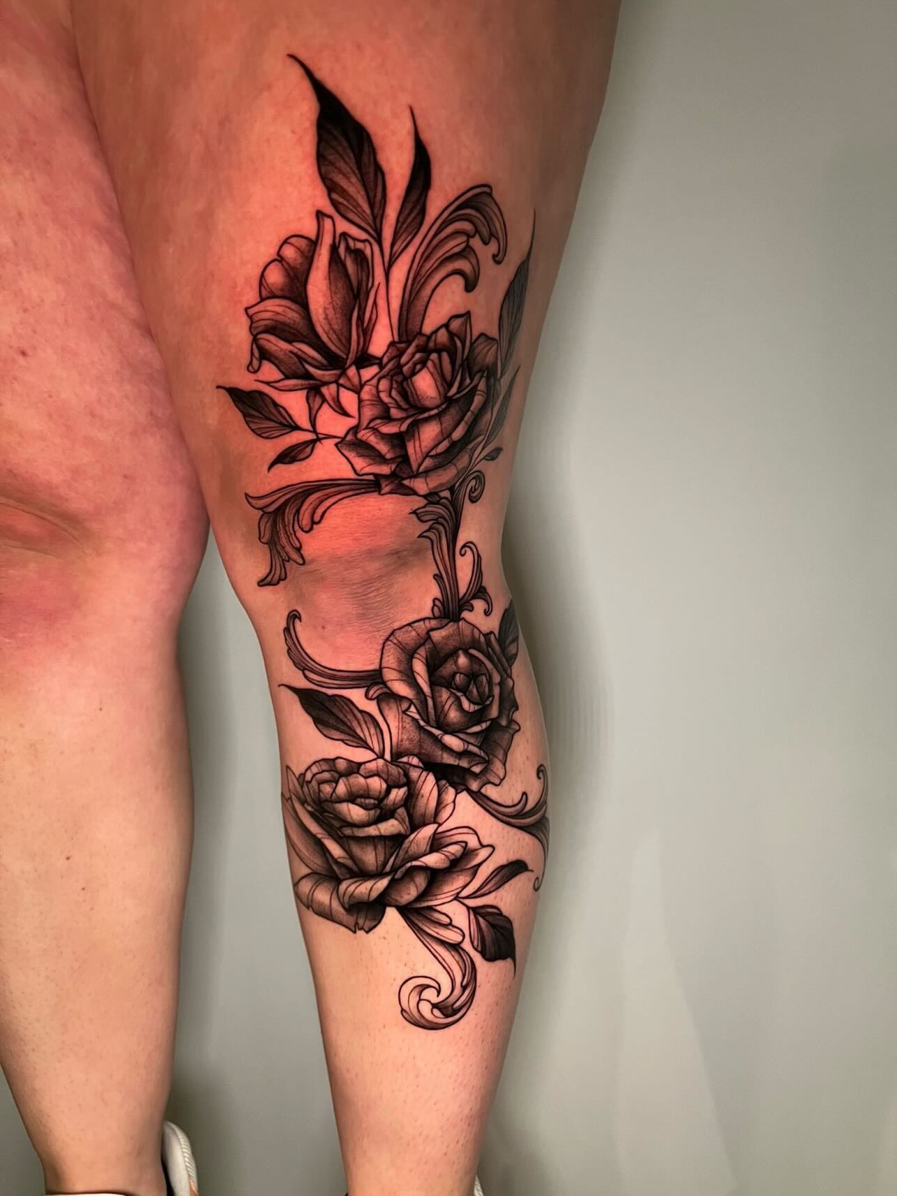 Tattoo by @gracef.tattoo — black_and_grey