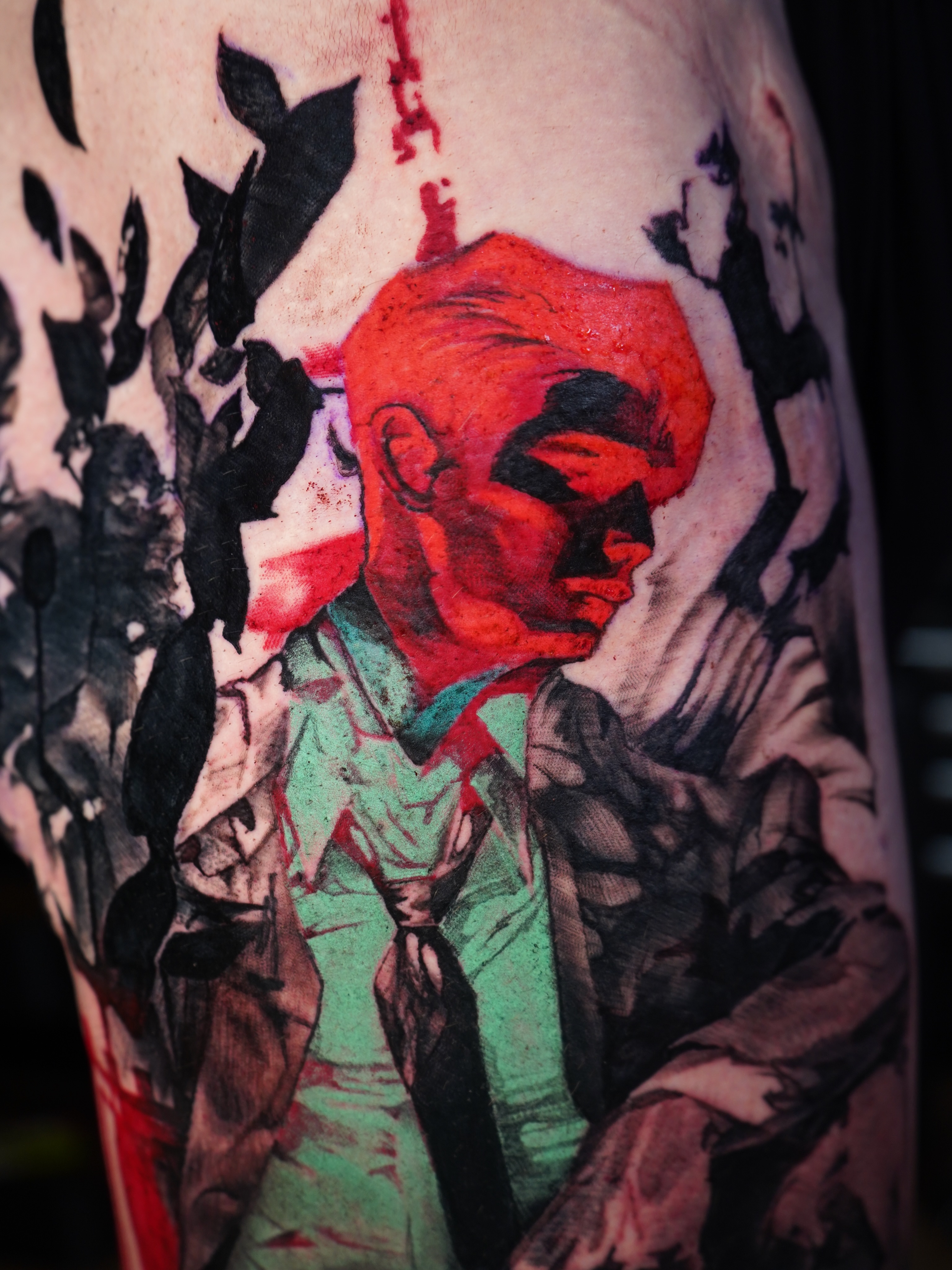 Tattoo by @darlgnau — trash_polka, realism