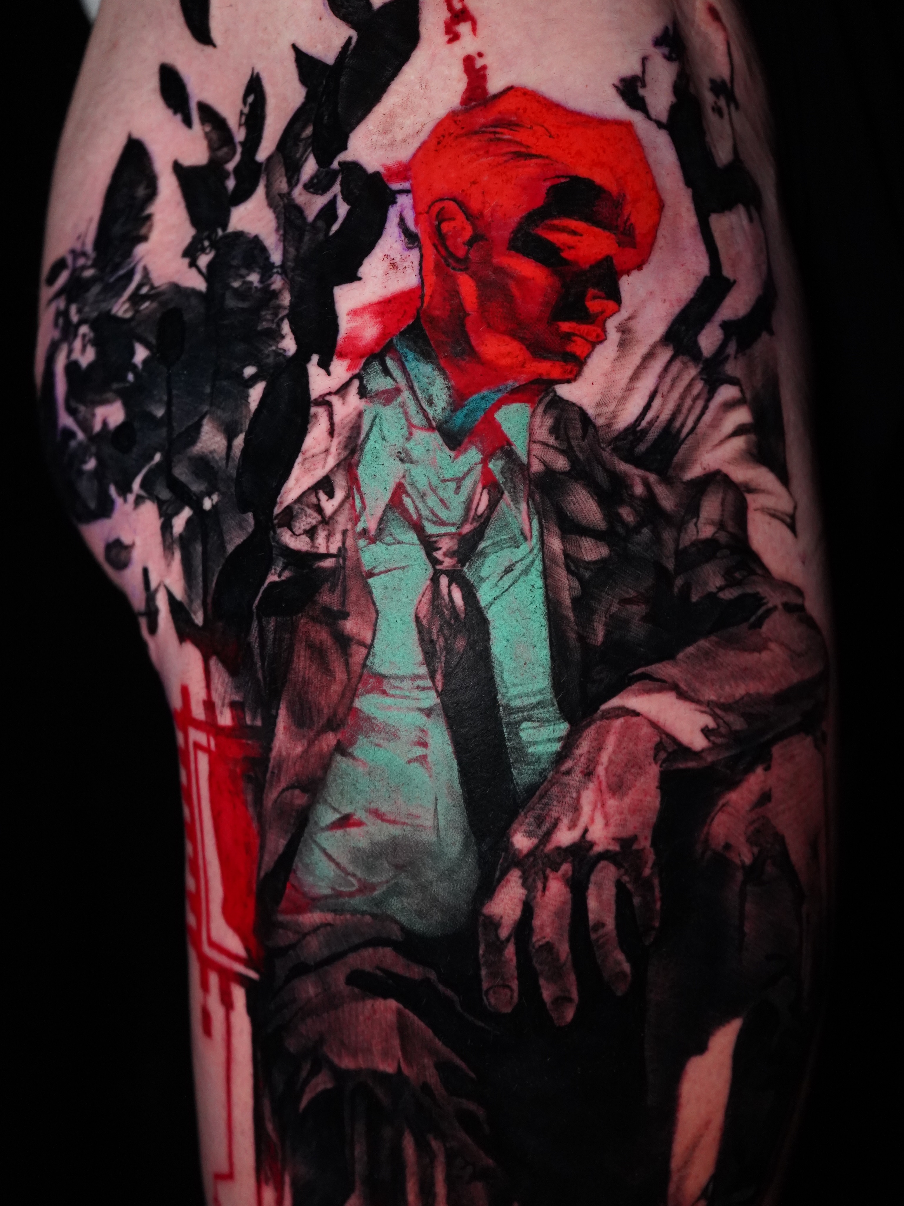 Tattoo by @darlgnau — trash_polka, realism