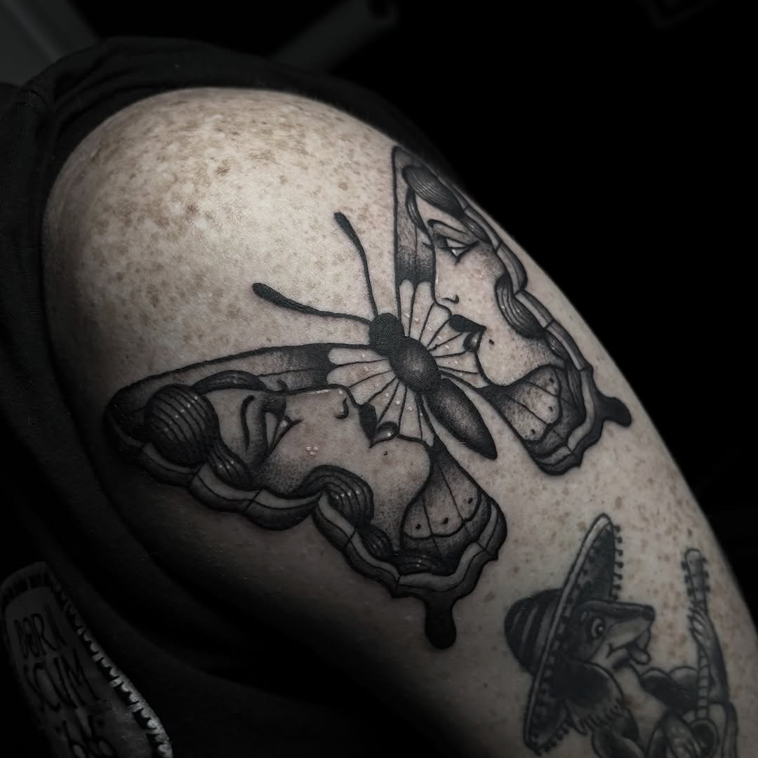 Tattoo by @venoctemtattoo — american_traditional, black_and_grey