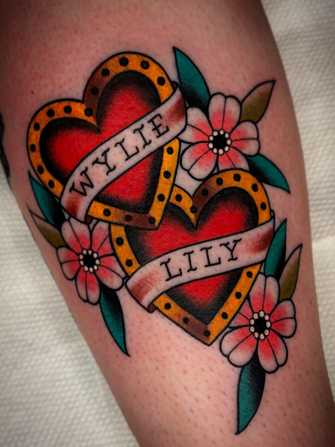 Tattoo by @kaylajtattoos โ american_traditional, lettering_script