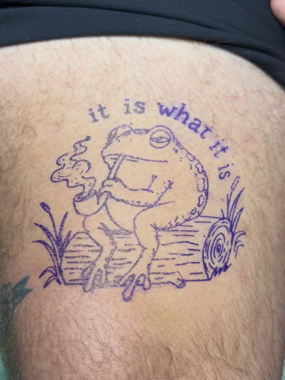 Tattoo by @katemarieink — ignorant, lettering_script