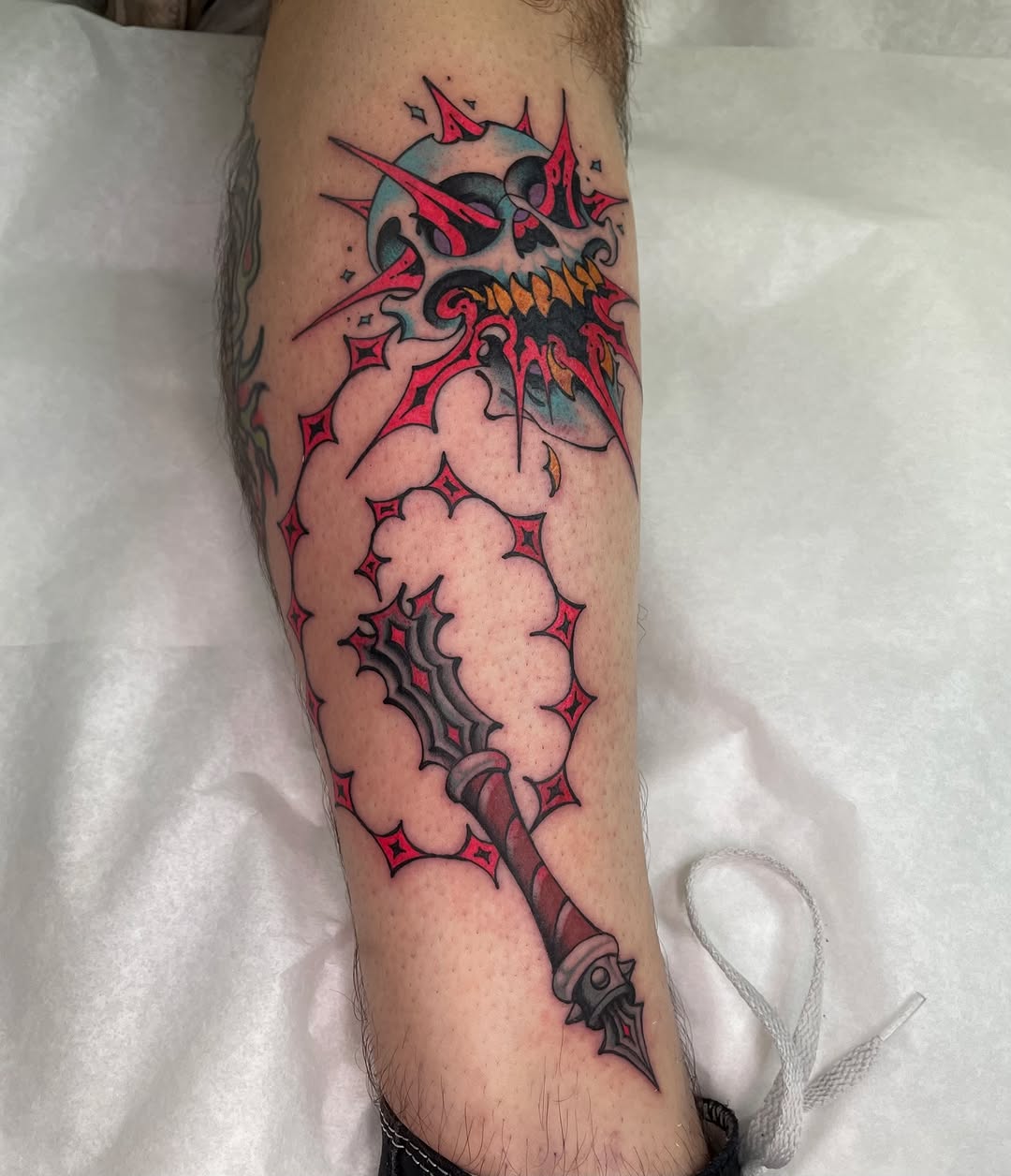 Tattoo by @ladh_tattoos — new_school, trash_polka