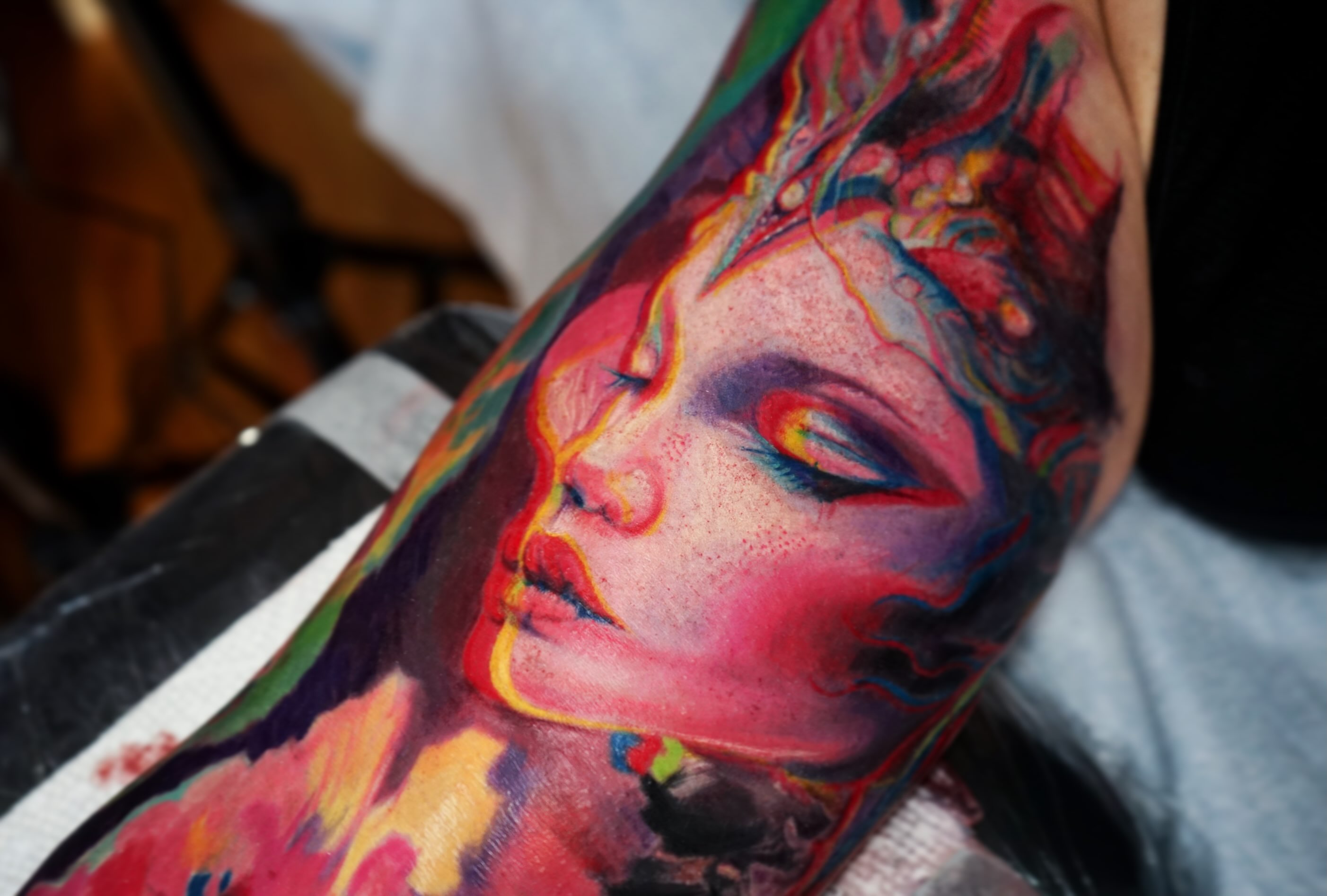 Tattoo by @nyahzul — realism, watercolor